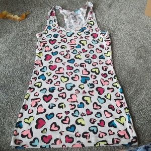 Colorful leopard print tank top